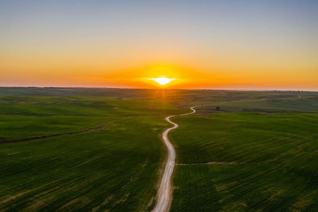 sunrise path ahead